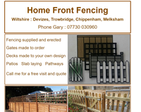 Home Front Fencing website