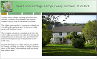 Sweet Briar Cottage website